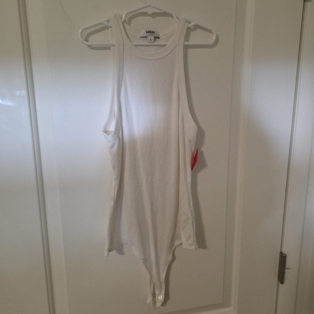 AGOLDE White Small bodysuit
